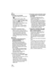 Page 108Others
108VQT0Y69
∫Flash
1: The flash is not activated.
 Is the flash setting set to Forced OFF 
[]?
– Change the flash setting. (P39)
 The flash is not activated when motion 
picture mode [ ], [SCENERY] (P50), 
[NIGHT SCENERY] (P51), 
[FIREWORKS] (P53), [STARRY SKY] 
(P54), [AERIAL PHOTO] 
(P55: DMC-FX07) or [HIGH SENS.] 
(P55: DMC-FX07) in scene mode is 
selected.
2: The flash is activated 2 times.
 When you select red-eye reduction 
(P40), the flash is activated once before 
the actual recording to...