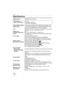 Page 102Others
102VQT1C14
Specifications
Digital Camera:Information for your safety
Camera effective pixels:7,200,000 pixels (DMC-FX12)/6,000,000 pixels (DMC-FX10)
Image sensor:1/2.5q CCD, total pixel number 7,380,000 pixels (DMC-FX12)/
6,370,000 pixels (DMC-FX10), Primary color filter
Lens:Optical 3.0kzoom, fl5.8 mm to 17.4 mm (35 mm film camera 
equivalent: 35 mm to 105 mm)/F2.8 to F5.0
Digital zoom:Max. 4kExtended optical zoom:Max. 4.5k (DMC-FX12)/4.1k (DMC-FX10) 
Focus:Normal/Macro,...