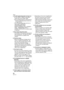 Page 98Others
98VQT1C14
4: The AF assist lamp does not turn on.
 Is [AF ASSIST LAMP] on the [REC] 
mode menu set to [ON]? (P63)
 Are you taking pictures in dark places?
– The AF assist lamp does not turn on 
in bright places.
 The AF assist lamp does not turn on 
when [SELF PORTRAIT] 
(P46),[SCENERY] (P46), 
[NIGHT SCENERY] (P47), [SUNSET] 
(P49),  [FIREWORKS] (P50) or 
[AERIAL PHOTO] (P51) in scene mode 
is selected.
5: The camera becomes warm.
 The surface of the camera may become 
warm during use. This does...