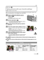 Page 2929VQT1S88
Basic
[REC] mode: ³
Taking pictures with your favorite settings 
(³ : Program AE mode)
Many more menu items can be set and you can take pictures with greater freedom than 
when you take pictures in the Intelligent auto mode (P26).
∫ To adjust the exposure and take pictures at times when the image appears too 
dark (P43)
∫ To adjust the colors and take pictures at times when the image appears too red 
(P64)
Aim the AF area at the subject, and then press the shutter button halfway.
Slide the...