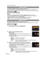 Page 70VQT1S8870
Advanced (Recording pictures)
For details on [REC] mode menu settings, refer to P18.
Contrast and exposure will be adjusted automatically when there is a big difference in 
brightness between the background and subject, to bring the image close to how you see.
Applicable modes: 
³²
[OFF]/[LOW]/[STANDARD]/[HIGH]Note
•
When it is set to [LOW], [STANDARD] or [HIGH], [ ] is displayed on the screen.•Even when the [SENSITIVITY] is set to [ISO100], [SENSITIVITY] may be set higher than 
[ISO100] if the...