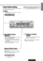 Page 11VOL
SEL
SUB·W
OPEN
SOURCE
PTYPWRMONO/LOC
TA TUNE
TRACK
BAND
LOUDDISC 
AUTO·PREMOTE
CD RECEIVER WITH CHANGER CONTROL
CQ-DFX301N
EONEPTYECTCTREPEATSCAN RANDOMREGDISPAF123 4R
SCAN REP5612SCAN REP5634R
BAND
wAuto Station Preset
(AUTO•P)
Press and hold [BAND](AUTO•P)for more than 2
seconds (Auto Preset Memory).
¡The 6 strongest available stations will be auto-
matically saved in the memory under preset but-
tons [1]to [6].
¡Once set, the preset stations are sequentially
scanned for 5 seconds each.
Manual...