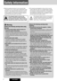 Page 2
CQ-C300U

Safety Information
	Read	the	operating	instructions	for	the	unit	and	all	other	components	of	your	car	audio	system	carefully	before	using	
the	system.	They	contain	instructions	about	how	to	use	the	
system	in	a	safe	and	effective	manner.	Panasonic	assumes	
no	responsibility	for	any	problems	resulting	from	failure	to	
observe	the	instructions	given	in	this	manual.	This	manual	uses	pictographs	to	show	you	how	to	use	the	product	safely	and	to	alert	you	to	potential	dangers	resulting	
from...