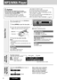 Page 18
CQ-C300U18

MP3/WMA Player
4 Select a desired portion.
Folder Selection
[] (FOLDER): Next folder
[] (FOLDER): Preceding folder
File Selection
[] (TRACK): Next file
[] (TRACK): Preceding file (press twice)
Note: Hold down for fast forward/reverse.
Pause
Press [].
Press again to cancel.
Operation Flow
MP3/WMA Mode Display
Folder numberFile number
Play	Mode	indicatorsLights when each mode is activated.
Random playRepeat playFolder Random, Folder 
Repeat, Folder ScanLights when the disc is loaded....