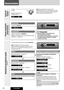 Page 68
CQ-C300U68

Selección de una fuente de sonido
(SOURCE)
La fuente cambia cada vez que se presiona [SOURCE]. 
AUX1 (entrada AUX1) (3,5 mm  estéreo)
Desde la salida de un dispositivo externo de sonido/
audio (p. ej., un reproductor de audio de silicio, un 
reproductor HDD, etc.)
Generalidades
Silenciador
Presione	[MUTE].
Cancelación
Vuelva	a	presionar	[MUTE].	
Nota: Se puede elegir entre quitar totalmente el sonido 
y atenuarlo. ( página 79)
 Subir
 Bajar
Margen de ajuste: 0 a 40 
Predeterminado: 18...