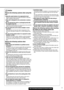 Page 33
2
E
N
G
L
I
S
H
CQ-C3433U/C3403U/C3333U/C3303U
Caution
Observe the following cautions when using this
unit.
❑Keep the sound volume at an appropriate level.Keep the volume level low enough to be aware of road and
traffic conditions while driving.
❑This unit is designed for use exclusively in automo-
biles.
❑Do not operate the unit for a prolonged period with
the engine turned off.
Operating the audio system for a long period of time with the
engine turned off will drain the battery.
❑Do not expose the...