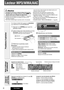 Page 46
CQ-C500U46

Lecteur MP3/WMA/AAC
4	Sélectionnez une fonction.
Sélection de dossiers
[] (FOLDER) (Dossier) : Dossier suivant
[] (FOLDER)	(Dossier): Dossier précédent
Sélection de fichiers
[] (TRACK)	(Piste): Fichier suivant
[] (TRACK)	(Piste): Fichier précédent 
(appuyez deux fois)
Remarque	: Maintenez les touches enfoncées 
pour avancer/reculer rapidement.
Pause
Appuyez sur [].
Appuyez de nouveau pour annuler.
Procédures d’opération
Mode d’affichage MP3/WMA/AACNuméro de dossierNuméro de fichier...