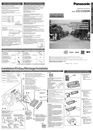 Page 4530°
53 mm
182 mm
4.5 mm – 6.0 mm
4
●
Please read these instructions carefully before using this product and keep this manual for future reference.
●
Bitte lesen Sie diese Bedienungsanleitung vor der Verwendung dieses Produktes aufmerksam durch und bewahren
   Sie sie danach für spätere Nachschlagzwecke sorgfältig auf.
●
Prière de lire ces instructions attentivement avant d’utiliser le produit et garder ce manuel pour l’utilisation ultérieure.
●
Leest u deze instructie alstublieft zorgvuldig door voor u...