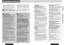 Page 16CQ-C5405U/C5305U
30
CQ-C5405U/C5305U
31
Français
Informations de sécurité
Informations de sécurité
 Veuillez lire attentivement le guide d’utilisation de l’appareil 
et de tous les autres composants avant d’utiliser le système 
audio du véhicule. Il contient des instructions sur l’utilisation 
du système d’une manière sûre et ef cace. Panasonic 
n’assume aucune responsabilité pour tout problème résultant 
du non-respect des instructions fournies dans ce manuel.
 Des pictogrammes sont utilisés dans ce...