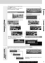 Page 55Français
CQ-C7403U/C7303U/C7203U/C7103U
Opérations générales
55
L’affichage change comme suit à chaque fois que la
touche [DISP]est pressée.
Remarque:Un motif graphique et une image fixe
peuvent être sélectionnés. (apage 68)
Quand l’alimentation est coupée:
Affichage de l’horloge (Réglage par défaut)
Le niveau d’éclairage change de la façon suivante chaque fois que la touche [MENU]
(DIM:Variateur d’éclairage)est enfoncée 2 secondes ou plus.
Plus lumineux (Réglage par défaut)
Moyen Mode
Hiérarchie de...