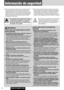 Page 7878
Información de seguridad
CQ-C7413U/C7113U
Advertencia
Cuando utilice esta unidad observe las adver-
tencias siguientes.
❑
El conductor no deberá mirar la pantalla ni operar el
sistema mientras esté conduciendo.
Si el conductor mira la pantalla u opera el sistema puede distraerse al
no mirar hacia delante del vehículo, lo que puede ser causa de acci-
dentes. Pare siempre el vehículo en un lugar que sea seguro y
emplee el freno de estacionamiento antes de mirar la pantalla o de
operar el sistema.
❑...