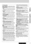 Page 79Español
79
Información de seguridad
CQ-C7413U/C7113U
Precaución
Cuando manipule esta unidad siga las precau-
ciones siguientes.
❑
Mantenga el volumen de sonido en un nivel apropi-
ado.
Mantenga el nivel de volumen lo suficientemente bajo como
para estar alerta de las condiciones de la ruta y tráfico mien-
tras conduce.
❑
No inserte ni se pille un dedo o la mano en la
unidad.
Para evitar heridas, no ponga la mano ni los dedos en las
partes móviles ni en la ranura del disco. Vigile especialmente
a los...