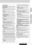 Page 79CQ-C8403U/C8303U
Español
79
Información de seguridad
Precaución
Cuando manipule esta unidad siga las precau-
ciones siguientes.
❑
Mantenga el volumen de sonido en un nivel apropi-
ado.
Mantenga el nivel de volumen lo suficientemente bajo como
para estar alerta de las condiciones de la ruta y tráfico mien-
tras conduce.
❑
No inserte ni se pille un dedo o la mano en la
unidad.
Para evitar heridas, no ponga la mano ni los dedos en las
partes móviles ni en la ranura del disco. Vigile especialmente
a los...