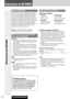 Page 100Observaciones sobre MP3/WMA
100
Reproductor de MP3/WMA
CQ-C8403U/C8303U
¿Qué es MP3/WMA?
MP3 (MPEG Audio Layer-3) y WMA (Windows Media™
Audio) son formatos de compresión de audio digital. El
primero fue desarrollado por MPEG (Motion Picture
Experts Group), y WMA fue desarrollado por Microsoft
Corporation. Empleando estos formatos de compresión,
podrá grabar el contenido de 10 discos CD musicales en
un solo disco CD (estos valores se refieren a datos
grabados en un disco CD-R o CD-RW de 650 MB a una...