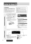 Page 6160
Lecteur de disque CD
CQ-C8405U/C8305U
Précautions
¡Cet appareil ne prend pas en charge les disques de 8 cm (3 po).
¡Ne pas utiliser de disques de forme irrégulière. (apage 76)
¡Ne pas utiliser un disque sur lequel est apposé un sceau ou
une étiquette.
¡
Afin de ne pas endommager le panneau avant, ne pas le repouss-
er vers le bas ni placer d’objets dessus lorsqu’il est ouvert.
¡Ne pas se faire pincer le doigt ou la main dans le panneau
avant lorsque celui-ci est en mouvement.¡Ne pas introduire...