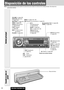 Page 8484
Disposición de los controles
Nota: Este manual de instrucciones explica las operaciones para emplear los botones de la unidad principal. (Se excluyen las
operaciones distintas
CQ-C8413U/C8313U
Unidad principal
Ranura del disco
Cuando se abre el
panel
y/5
Pausa/Reproducción 
(apágina 96, 98)
BAND (apágina 94)
SET (apágina 103, 104)
APM 
Memoria de
preajuste automático 
(apágina 95)
SRCFuente
PWRAlimentación 
(apágina 88, 90)SQ Calidad del sonido
(apágina 93) MENU (apágina 103, 104)
DIM Regulador de la...