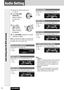 Page 3030CQ-C8803U
Audio Setting
Main volume adjustment 
(Setting range: 0 to 40, Default: 18)
q: Up
w: Down
FRONT FOCUS
(Setting range: Lv 1to Lv 10 and OFF, Default: Lv 5)
q: Up
w: Down
REAR FOCUS
(Setting range: Lv 1to Lv 10 and OFF, Default: Lv 5)
q: Up
w: Down
FRONT-TruBass
(Setting range: Lv 1to Lv 10 and OFF, Default: Lv 4)
q: Up
w: Down
REAR-TruBass
(Setting range: Lv 1to Lv 10 and OFF, Default: Lv 4)
q: Up
w: Down
SUB.W-TruBass
(Setting range: Lv 1to Lv 10 and OFF, Default: Lv 4)
q: Up
w: Down
F-R MIX...