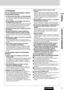 Page 43Français
43
Informations sur la sécurité
CQ-C8803U
Précaution
Lors de l’utilisation de cet appareil, observer
les précautions suivantes.
❑
Le volume sonore doit rester à un niveau approprié.
Le niveau sonore doit être suffisamment bas pour pouvoir
tenir compte des conditions de la route et de circulation pen-
dant la conduite.
❑
Ne pas introduire ni ne permettre à votre main ou
vos doigts d’être pris par l’unité.
Pour éviter tout risque de blessure, ne pas se faire prendre la
main ou les doigts par les...