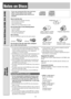 Page 9Notes on Discs
Notes on CD/CD Media (CD-ROM, CD-R, CD-RW)
Notes on
CD-Rs/RWs
¡You may have trouble playing back some CD-R/RW discs
recorded using CD recorders (CD-R/RW drives), either due
to their recording characteristics or dirt, fingerprints,
scratches, etc. on the disc surface.
¡CD-R/RW discs are less resistant to high temperatures and
high humidity than ordinary music CDs.  Leaving them
inside a car for extended periods may damage them and
make playback impossible.
¡Some CD-R/RWs cannot be played...