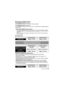 Page 1515(ENG) VQT3D74
∫About the [CHARGE] indicatorThe [CHARGE] indicator turns on:
The [CHARGE] indicator  A is turned on during charging.
The [CHARGE] indicator turns off:
The [CHARGE] indicator  A will turn off once the charging has completed without 
any problem.
•When the [CHARGE] indicator flashes–The battery temperature is too high or too low. It is recommended to charge 
the battery again in an ambient temperature of between 10 oC to 30 oC (50 oF 
to 86 oF).
–The terminals of the charger or the battery...