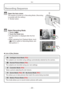 Page 20Basic
- 20 -
Recording Sequence
 Open the lens cover.The camera is turned on in Recording Mode. (Recording 
is possible with this setting.)
A	 Shutter button
 Select Recor ding Mode.1	Touch [
w1].
2	 Touch the mode icon.
•
 
The descr
 iption is displayed after the first 
touch. 
•
 
When oper
 ating from Playback Mode, touch 
[1] first to switch to Recording Mode, and 
then perform 1.
„„ List of [Rec] Modes
4
   Intelligent Auto Mode (P22)
The subjects are recorded using settings automatically...