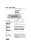 Page 8CQ-4330U8
Alarm Time Setting
LOUDVOL
SEL/SATPUSH
BASS/TREB
BAL/FADER
MUTE
SCANTUNE
SEEK
ILL6 5 SKP4 REP3 TPS2 NR1 MTLDISC CD SCAN RPT RDM
CQ-4330U
CLK
ALMAPM DISP
BAND MODE PWRALM
TUNE
SEEK
The 12-hour system is used for the clock.
Initial Alarm Time
Press and hold [ALM](Alarm)
“AM 12:00” is displayed when the alarm is not adjusted.
[}] (Minutes)[{] (Hours)
Alarm Time Setting
Hours
Minutes
Alarm Time Reset
When you want to reset the alarm time, repeat
steps 
qto r.
Alarm Operation
• Alarm is switched to...