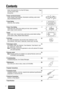 Page 4CQ-5335U4
Contents
Safety Information(Part 15 of the FCC Rules) . . . . . . . . . . . . . . . . . Page 2
Use this product safely . . . . . . . . . . . . . . . . . . . . . . . . . . . . . . . . . . . . .  3
Accessories . . . . . . . . . . . . . . . . . . . . . . . . . . . . . . . . . . . . . . . . . . . . . . . 3
❒Power and Sound Controls . . . . . . . . . . . . . . . . . . . . . . . . . . . . . . 5
Power, volume, mute, loudness, Illumination switching, audio mode
(Bass/Treble/Balance/Fader)
❒Clock...