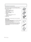 Page 88VQT2T42 (ENG)
1 CGA-S/106B
4 VFF0625  3 K1HA08AD00016 VGQ0D56
2 DE-A59B
5 VFC4297 
Check that all the accessories are included before using the 
camera. Product numbers are correct as of January 2010. These 
may be subject to change.
1 Battery Pack
 (Indicated as  battery in the text)
  Charge the battery before use.
2 Battery Charger
 (Indicated as  charger in the text)
3  USB Connection Cable
4 CD-ROM • Software:
  Use it to install the software to your PC.
• Operating Instructions
5 Hand Strap
6...