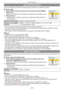 Page 59
Advanced-Shooting
-   -

x [HI-SPEED BURST]
This is a convenient mode for shooting rapid movement or a decisive moment.
Picture size
1
  Press e/r to select the picture size and then press [MENU/SET] to set.
•  3M (4:3), 2.5M (3:2) or 2M (16:9) is selected as the picture size.
2
 
Take pictures.
•
  Still pictures are taken continuously while the shutter button is 
pressed fully.
Maximum Burst speedapprox. 6 pictures/second
Number of recordable picturesapprox. 10 (built-in memory)/approx. 10...