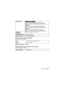 Page 3131(ENG) VQT3D29
Battery Charger (Panasonic DE-A91B):
Information for your safety
Battery Pack (lithium-ion) (Panasonic NCA-YN101G):
Information for your safetyMass (weight)
(DMC-FH25) (DMC-FH24) 
Approx. 152g/0.33 lb (with card and battery)
Approx. 135 g/0.30 lb (excluding card and battery)
(DMC-FH5) 
Approx. 121 g/0.27 lb (with card and battery)
Approx. 104 g/0.23 lb (excluding card and battery)
(DMC-FH2) 
Approx. 118 g/0.26 lb (with card and battery)
Approx. 101 g/0.22 lb (excluding card and battery)...