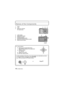 Page 10VQT2M05 (ENG)10
Names of the Components
1Flash
2Lens
3 Self-timer indicator
AF assist lamp
4 LCD monitor
5 [MENU/SET] button
6 [DISPLAY] button
7 [Q.MENU]/Delete button
8 [REC]/[PLAYBACK] selector switch
9 Motion picture button
10 Cursor buttons
A
:3/Exposure compensation/Auto 
Bracket/White Balance fine adjustment
B
:4/Macro Mode
AF Tracking
C
:2/Self-timer button
D:1/Flash setting button
In these operating instructions, the cursor buttons are described as shown 
in the figure below or described with...