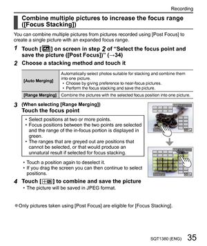 Page 3535SQT1380 (ENG)
Recording
    
