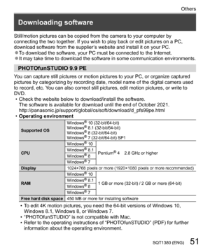 Page 5151SQT1380 (ENG)
  Others
 
Downloading software
 
