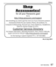 Page 6767SQT1380 (ENG)
   
Others
 
 
 for all your Panasonic gear Go  to
 http://shop.panasonic.com/support  Get everything you need to get the most out of your Panasonic products 
Accessories & Parts for your Camera, Phone, A/V products, TV, 
Computers & Networking, Personal Care, Home Appliances, Headphones, 
Batteries, Backup Chargers & more…
 Customer Services Directory
 For Product Information, Operating Assistance, Parts, Owner’s Manuals, 
Dealer and Service info go to http://shop.panasonic.com/support...