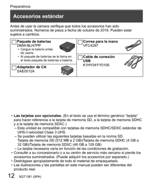 Page 1212
Preparativos
SQT1381 (SPA)
  Accesorios estándar
 
