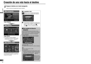 Page 34  Para cambiar de Área de 
búsqueda
La función Área de búsqueda divide Estados Unidos, 
Canadá y Puerto Rico en 14 zonas para que la búsqueda 
pueda limitarse a una zona concreta. Las zonas que no 
sean las especi cadas se excluyen de la búsqueda.

 Toque [Cambiar].

  
Toque la zona en la que desee realizar la búsqueda.


 Seleccione [OK].
   Se cambia la zona en la que se va a realizar la búsqueda.
Nota:
   El valor predeterminado es [US8].   Hawai es [US12].   La pantalla Área de búsqueda...