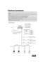 Page 21CQ-2130U21
Cautions:
• This wiring information is for experienced technical individual, for safety reason, please your dealer wire this con-
nection.
• This product is designed to operate with a 12 V DC, negative ground battery system.
• To prevent damage to the unit, be sure to follow the connection diagram below.
• Do not insert the power connector into the unit until the wiring is completed.
• Be sure to insulate any exposed wires from a possible short-circuit from the car chassis. Bundle all cables...