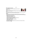 Page 95- 95 -
Recording
∫About [ š] (Face Detection)
The following AF area frames are displayed when the camera 
detects the faces.
Yellow:
When the shutter button is pressed halfway, the frame turns green 
when the camera is focused.
White:
Displayed when more than one face is detected. Other faces that are the same distance 
away as faces within the yellow AF areas are also focused.
Note
•
Under certain picture-taking conditions including the following cases, the face detection 
function may fail to work,...