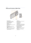 Page 61. Before Use
6
Names and Functions of Main Parts
1Shutter button 
(P46)
Press to take a picture with the camera.
Press halfway (lightly) to adjust the focus.
2 Camera selector switch 
(P42)
Starts or ends the camera.
3 Flash 
(P81)/
AF Assist Lamp  (P118)
Flashes or lights up when taking a picture with the 
camera.
4 [ ]  button 
(P16)
Turns the unit on/off, or sets/releases sleep.
5 [ ]/[ ] buttons 
(P30, 121)
Adjusts the volume of incoming calls, receivers or 
music.
When using the camera function,...