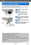 Page 145VQT4P14
Others
Using the AC adaptor (optional) and DC coupler 
(optional) instead of the battery
- 145 -
Others
By using the AC adaptor (optional) and DC coupler (optional), you can record and play 
back without worrying about the remaining battery charge.
The optional DC coupler can only be used with the designated Panasonic AC adaptor.
Insert DC coupler instead of 
battery 
Open DC coupler cover 
 • If difficult to open, with the card/
battery door open, press the DC 
coupler cover from the inside to...