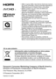 Page 23 •HDMI, el logotipo HDMI y High-Definition Multimedia Interface 
son marcas comerciales o marcas comerciales registradas de 
HDMI Licensing LLC en Estados Unidos y otros países.
 • HDAVI Control™ es una marca de fábrica de Panasonic Corporation.
 •“AVCHD” y el logotipo “AVCHD” son marcas de 
fábrica de Panasonic Corporation y Sony Corporation.
 • Fabricado con la licencia de Dolby Laboratories. Dolby y el símbolo de la doble D son marcas 
comerciales de Dolby Laboratories.
 • El símbolo SDXC es una marca...