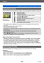 Page 35Basics
Taking pictures with automatic settings  [Intelligent Auto] Mode VQT4T08
- 35 -
Automatic Scene Detection
Camera reads scene when pointed at subject, and makes optimum settings automatically .
The icon of  
scene detected
Recognizes peopleRecognizes babies*1
Recognizes landscapesRecognizes night scenes and people in them*2 
(Only when  is selected)Recognizes night scenes*2
Recognizes night scenes without a tripod.*3
Recognizes close-upsRecognizes sunsetsReads subject movement to avoid blurring...