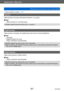 Page 97Application (Record)
Taking pictures according to the scene  [Scene Mode] VQT4T08
- 97 -
 • How to select a scene (→95)
[Sports]
Takes pictures of scenes with fast movement, e.g. sports.
 ■Tips
 • Stand at least 5 m (16 feet) away .
 ●Shutter speed may slow down up to 1 second.
[Night Portrait]
Takes pictures of people and nightscapes with close to actual brightness.
 ■Tips
 • Use flash. • Subject should not move. • T

ripod, self-timer recommended.
 ●Shutter speed may slow down up to 4 seconds. ●After...