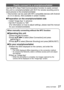 Page 27 (ENG) VQT4S89   27
Easily connect to a smartphone/tablet
Use the NFC (Near Field Communication) function to easily connect 
this unit to a smartphone/tablet with Wi-Fi for remote recording and to 
send pictures to the smartphone/tablet.
 • This function can be used with NFC compatible devices with Android (2.3.3 or above). (Not available in certain models)
 ■Preparation on the smartphone/tablet side
 • Install “Image App” in advance • Set Wi-Fi function to “ON” (For information on how to adjust...