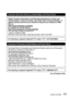 Page 41 (ENG) VQT4S89   41
Customer Services Directory (United States and Puerto Rico)
Obtain Product Information and Operating Assistance; locate your 
nearest Dealer or Service Center; purchase Parts and Accessories; or 
make Customer Service and Literature requests by visiting our Web 
Site at:
http://www.panasonic.com/help
or, contact us via the web at:
http://www.panasonic.com/contactinfo
You may also contact us directly at:
1-800-211-PANA (7262)
Monday-Friday 9am-9pm, Saturday-Sunday 10am-7pm EST
For...