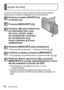 Page 1616   VQT4S89 (SPA)
Ajuste del reloj
El reloj no está puesto en hora cuando la cámara sale de fábrica.
Desconecte la unidad del adaptador de CA (suministrado).
Presione el botón [ON/OFF] de 
la cámara (
)
Presione [MENU/SET] ()
Presione   para seleccionar 
los elementos (año, mes, 
día, hora, minuto, orden 
de visualización o formato 
de visualización de la 
hora) y presione 
  para 
establecerlos
Presione [MENU/SET] para establecerlo
 • Para cancelar la operación → Presione el botón [].
Confirme el...