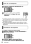 Page 2222   VQT4S89 (SPA)
Para ver sus imágenes
Eliminación de imágenes
Presione el botón de reproducción ()
Arrastre su dedo por la pantalla 
y seleccione la imagen que va a 
reproducir
 ●Si mantiene presionado el botón de reproducción cuando la cámara 
está apagada, podrá encender la máquina en modo de reproducción.
 ●Para reproducir una imagen en movimiento, toque  después de 
seleccionar una imagen.
 ●Para cambiar al modo de grabación, presione de nuevo el botón 
de reproducción o presione hasta la mitad el...