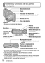 Page 1010   VQT4S89 (SPA)
Nombres y funciones de las partes 
principales
*   No coloque un trípode con un tornillo de 5,5 mm (0,22 pies) de largo o más. Hacer eso puede dañar esta unidad.
 ●Use siempre un adaptador de CA Panasonic original  
(DMW-AC5PP: opcional).
 ●Cuando use un adaptador de CA, asegúrese de usar el acoplador 
de CC (DMW-DCC14: opcional) y el adaptador de CA  
(DMW-AC5PP: opcional) de Panasonic. Selector de modo
Flash
Indicador de disparador 
automático/Luz de ayuda de AF
Antena de NFC
Tubo...