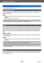 Page 126Application (Record)
Taking pictures according to the scene  [Scene Mode]VQT5E74
- 126 -
 • How to select a scene (→123)
[Handheld Night Shot]
Takes clear still pictures of night scenes with less jitter and less noise by combining a 
burst of still pictures. 
 ■Tips
 • After the shutter button has been pressed, do not move the camera during the burst  operation.
 • Stand at least 5 m (16 feet) away

.
 ●Since a burst of still pictures are combined after they have been recorded, it will be a 
few moments...