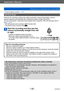 Page 130Application (Record)
Taking pictures according to the scene  [Scene Mode]VQT5E74
- 130 -
 • How to select a scene (→123)
[3D Photo Mode]
Pictures are recorded continuously while moving the camera horizontally , and two 
pictures selected automatically are combined to make a single 3D picture. 
To view 3D pictures, a television that supports 3D is required. (This unit will play back in 
2D.) (→281)
 • 3D still pictures are recorded in MPO format (3D). • The picture size is fixed to 2M [  ].
Start the...